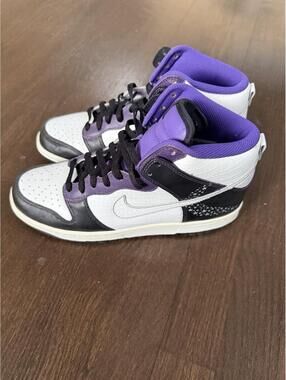 Nike Dunk High Premium “Croc Star” Black White Quasar Purple Mens Size 9.5 2006